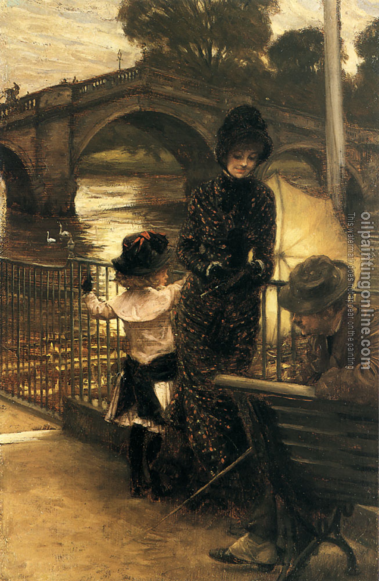 Tissot, James - By the Thames at Richmond
